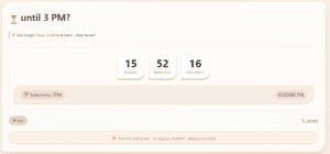 How Long Until 3 PM? Live Countdown Calculator